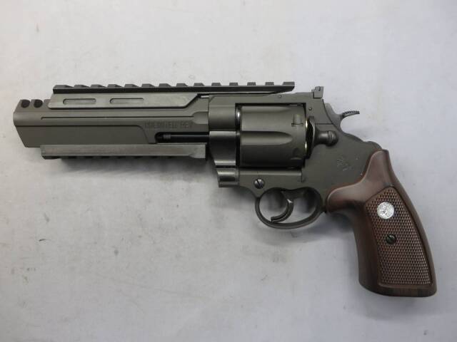 マルシン】アンリミテッドリボルバー 6mmBB ブラック HW Xカートリッジ