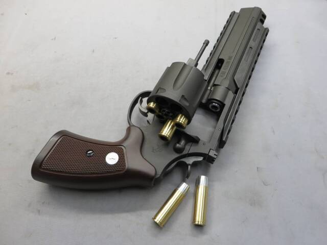 マルシン】アンリミテッドリボルバー 6mmBB ブラック HW Xカートリッジ