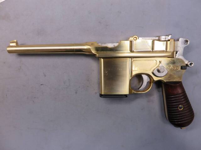 マルシン】モーゼルM712 ノーマル刻印 木製グリップ 金属モデルガン