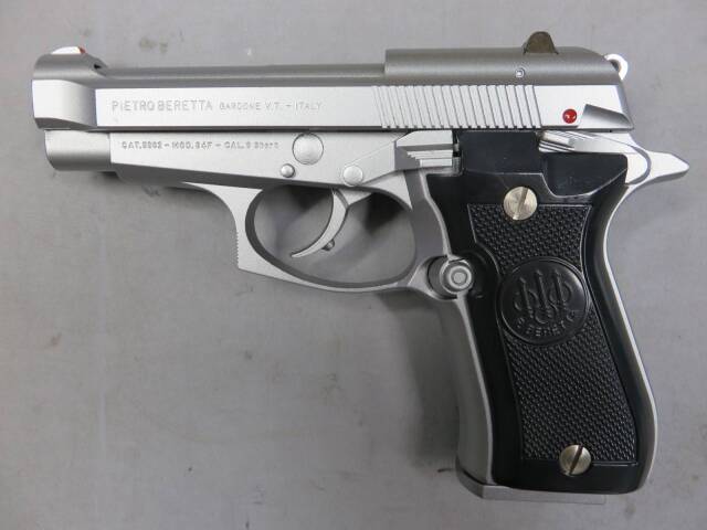 ウエスタンアームズ】ベレッタM84FS オールシルバー HW