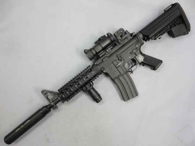 東京マルイ】CQB-R ブラック / プロサイト・マウント・プロ