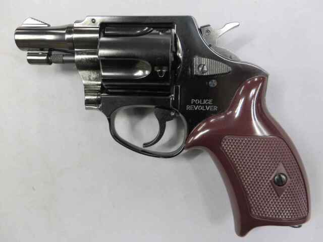 マルシン】ポリスリボルバー 6mmBB 2in ディープブラック Xカートリッジ