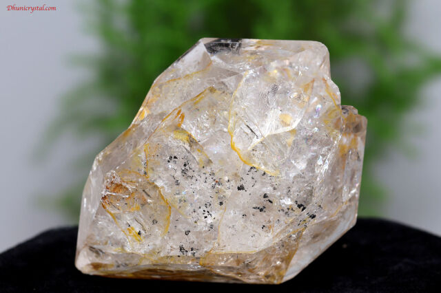 ゴールデン・ハーキマーダイヤモンド原石/虹入り(A817)