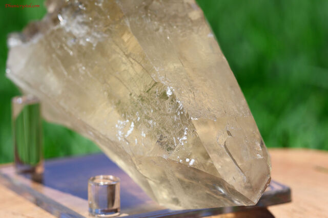 シトリン・エレスチャル原石/ダブルターミネート(T162)