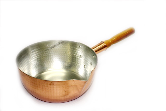 銅 雪平鍋 錫引あり(30cm) 料理道具 銅源サイトウ