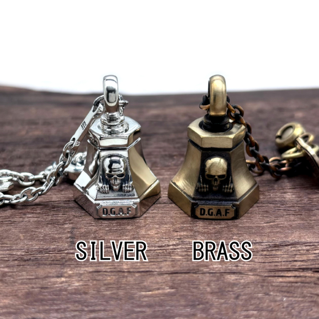 ガーディアンベル,スカルキーホルダー KC-06-SV-SUKLL