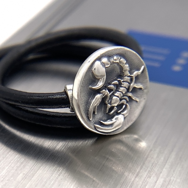 スコーピオンレザーリング SND-124-SV