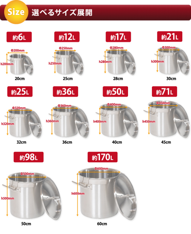 訳あり：本体傷・汚れあり】【3年保証】IH28 IH寸胴鍋28cm 17L