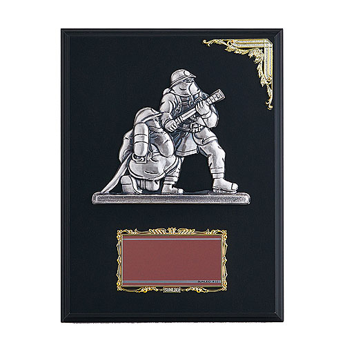 消防・功労・受賞】纏（まとい）銀製置物 SBK-254 （サイズ：高さ245mm