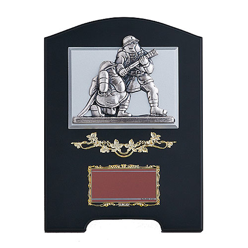 消防・功労・受賞】纏（まとい）合金製置物 SBK-256 （サイズ：高さ