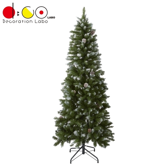 クリスマス ツリー デコレーション 装飾 飾り付き 緑 グリーン スノー 雪