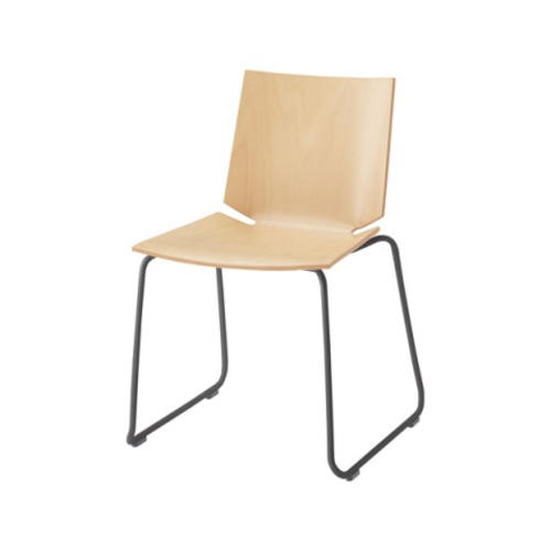 内田洋行 ミーティングチェア Hazel(ヘーゼル) メタリックグレイ脚 布