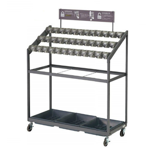 コクヨ 傘立て(カサタテ) 錠付き ダイヤルロックタイプ 36本用 W1030×D508×