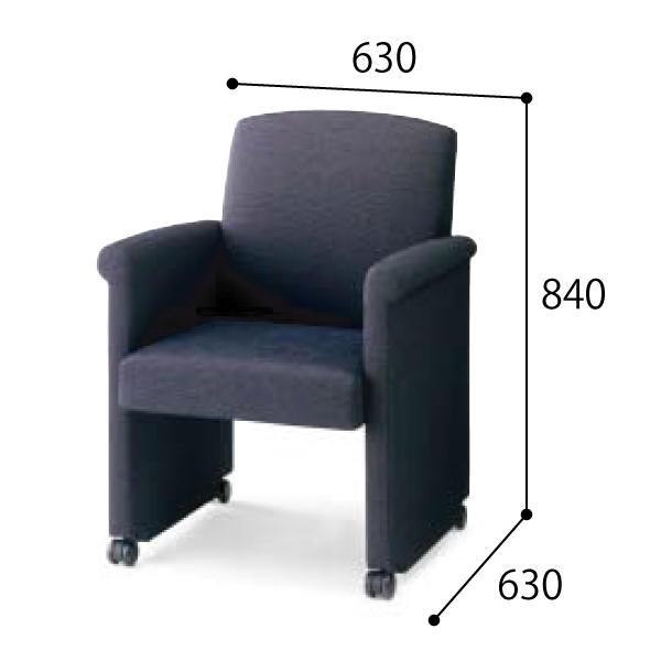 コクヨ 応接セット 応接会議イス グラディア 脚羽根タイプ キャスター