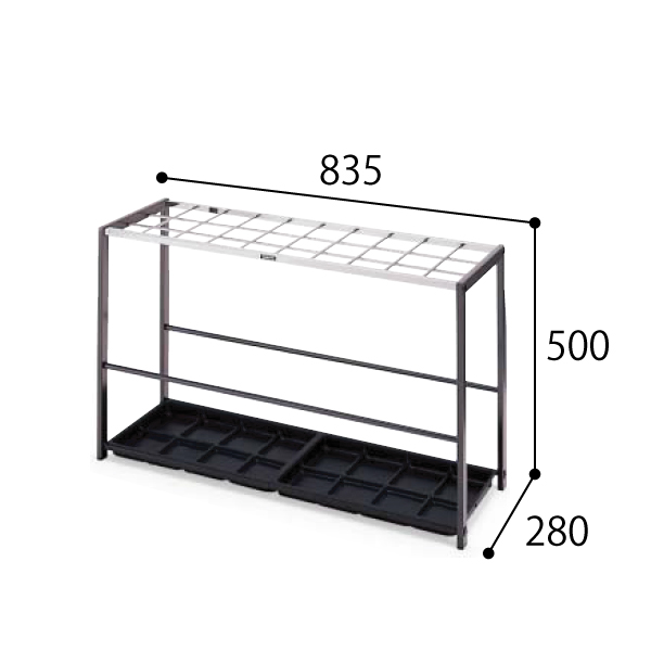 コクヨ KOKUYO 傘立て カサタテ フレームタイプ スチール 30本用 W835