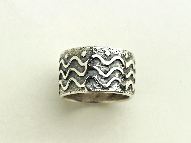 ホピ 21-0318 スティーブ・ラランス作 『ウォーターウェーブ』トゥー