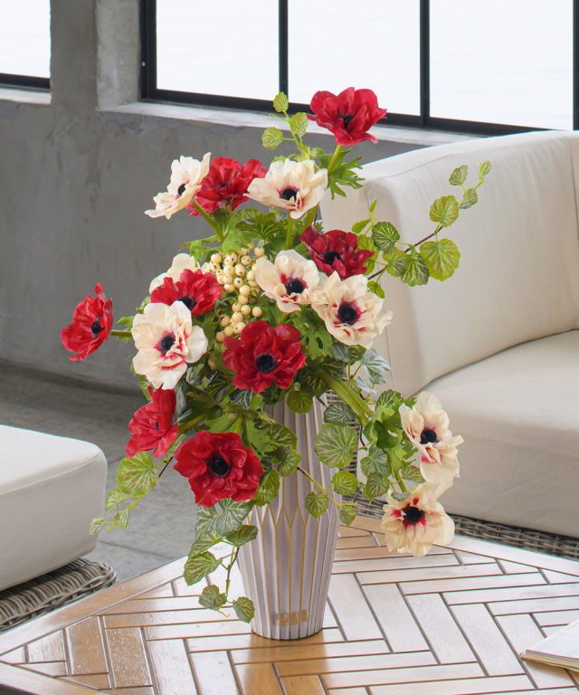 アネモネ3L25 アートフラワー アーティフィシャルフラワー ギフト