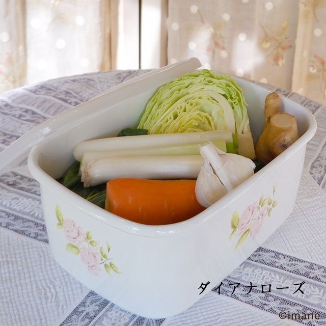 イマン ベジタブルストッカー【イマン、マニーと薔薇の雑貨のアン