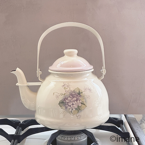 imane premier スミレ レトロケトル1.5L【イマン、マニーと薔薇の雑貨