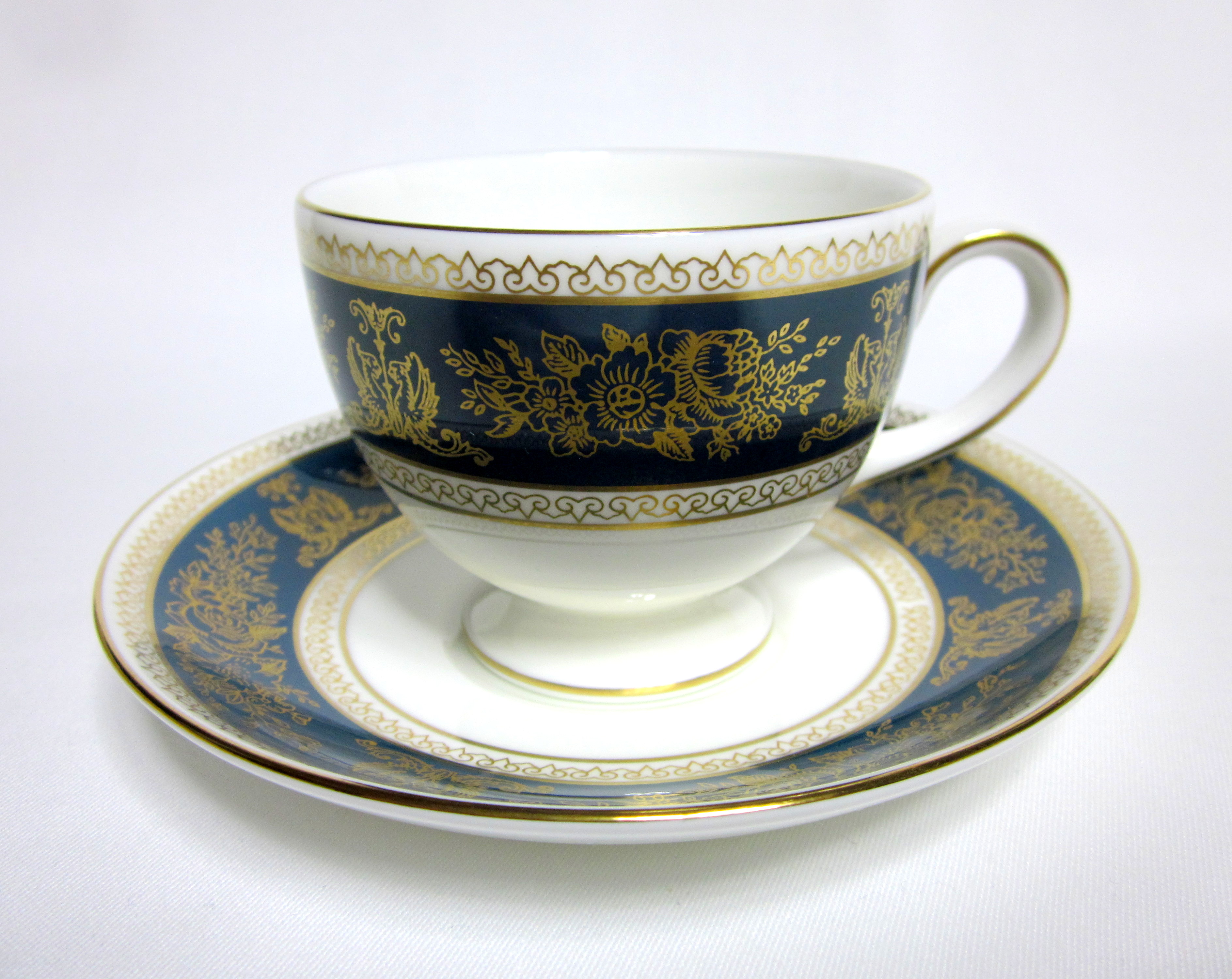 ウェッジウッド（Wedgwood）コロンビアブルー＆ゴールド コーヒー