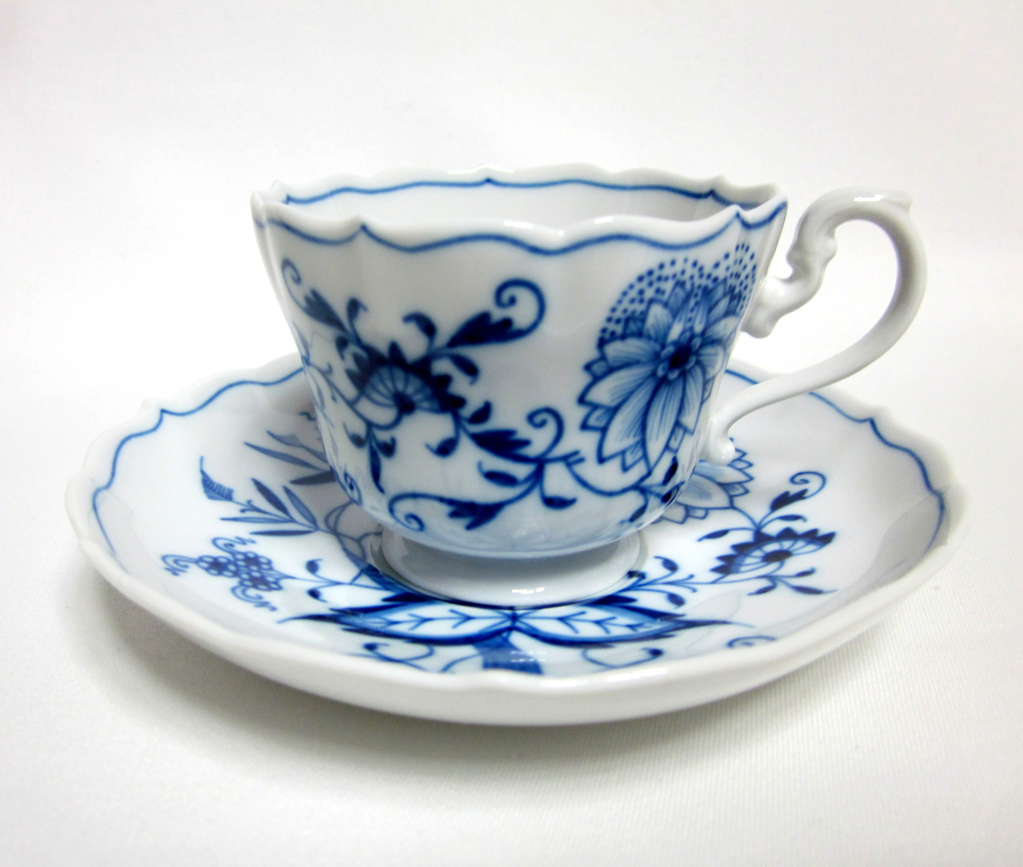 マイセン（Meissen）ブルーオニオン コーヒーカップ＆ソーサー【西洋