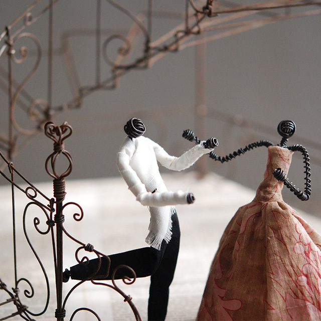 francjour フランジュール ｜ 螺旋階段 オブジェ（ライト付） / VOX POPULI