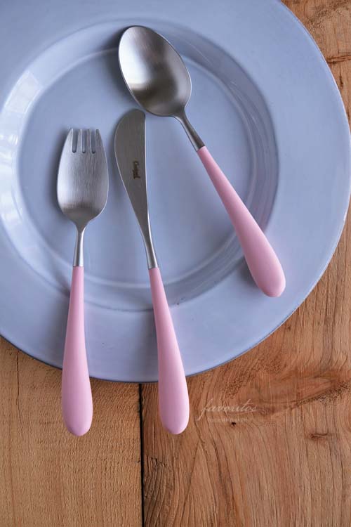 Cutipol（クチポール） ｜ALICE ピンク×シルバー 3点セット（子供用