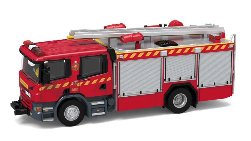 TINY（タイニー）Tiny City No.197 スカニア 香港消防局 ポンプ車