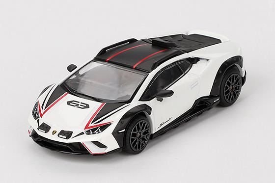 MINI GT 1/64 ランボルギーニ ウラカン ステラート Bianco Asopo