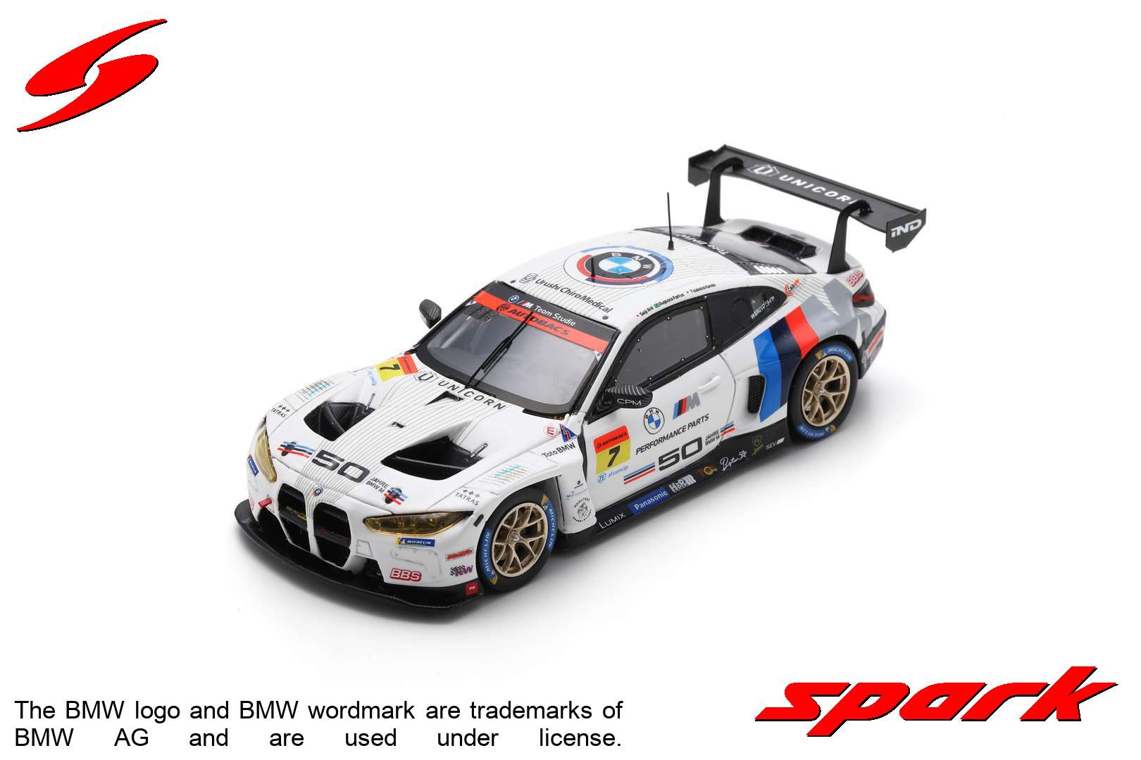 Spark (スパーク) 1/43 Studie BMW M4 No.7 BMW Team Studie x CSL