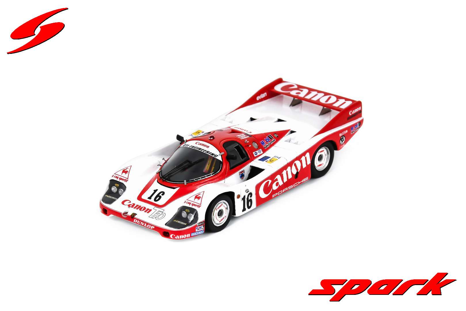 Spark(スパーク) 1/43 (レジン製) Porsche 956 No.16 Le Mans 24H 1984