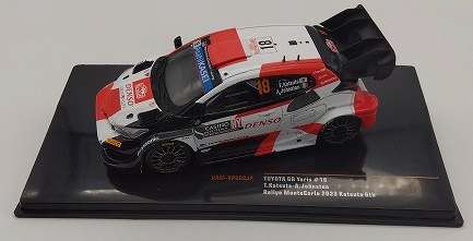 ixo (イクソ) 1/43 トヨタ GRヤリス 2023年モンテカルロラリー 6位 #18
