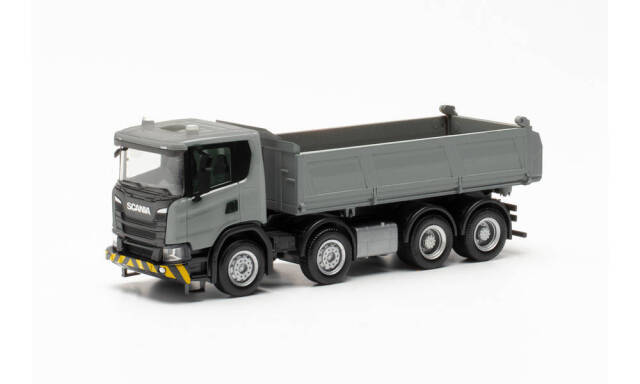 herpa Cars&Trucks 1/87 スカニア CG 17 4-axle ダンプトラック グレー