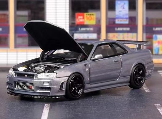 MOTORHELIX（モーターへリックス）1/64 日産スカイラインGTR R34