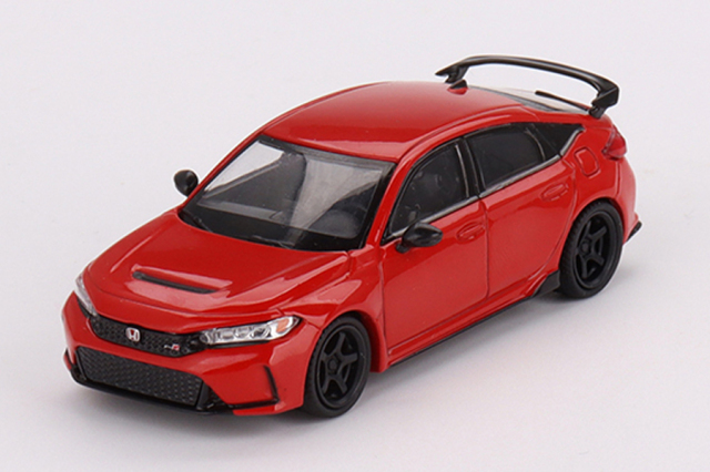 MINI GT 1/64 Honda シビック Type R 2023 ラリーレッド W/ Advan GT