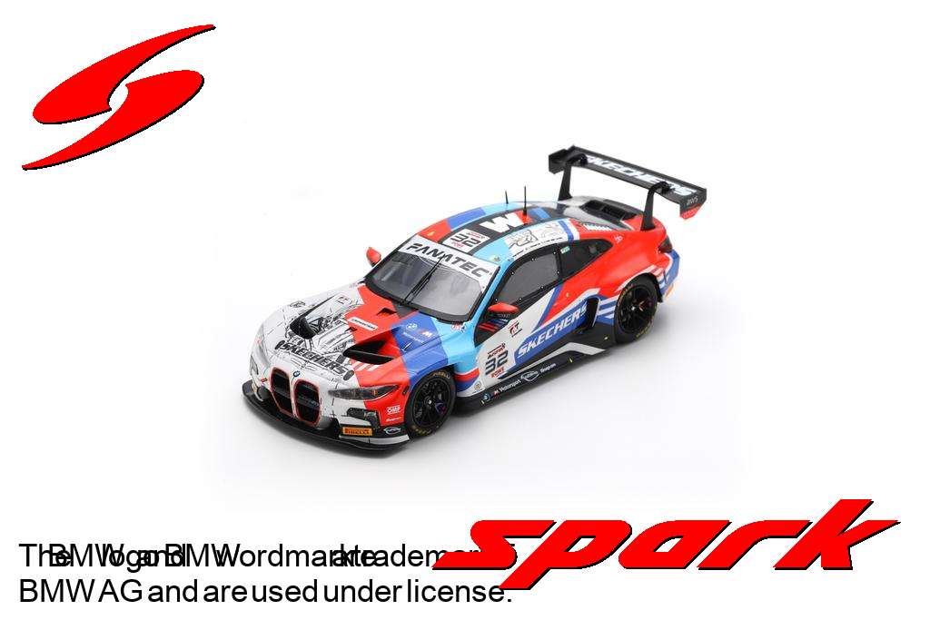 Spark(スパーク) 1/43 (レジン製) BMW M4 GT3 No.32 Team WRT 3rd 24H Spa