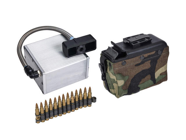 VFC M249 GBBR CORDURA Ammoポーチ型ガスタンクセット (連結アダプター