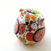 貯金箱 かわいい 陶器 ブタ 豚 オブジェ 置物 可愛い 動物 アニマル