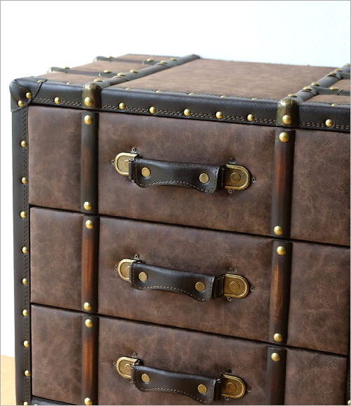 トランク チェスト アンティーク 収納 引き出し おしゃれ クラシック
