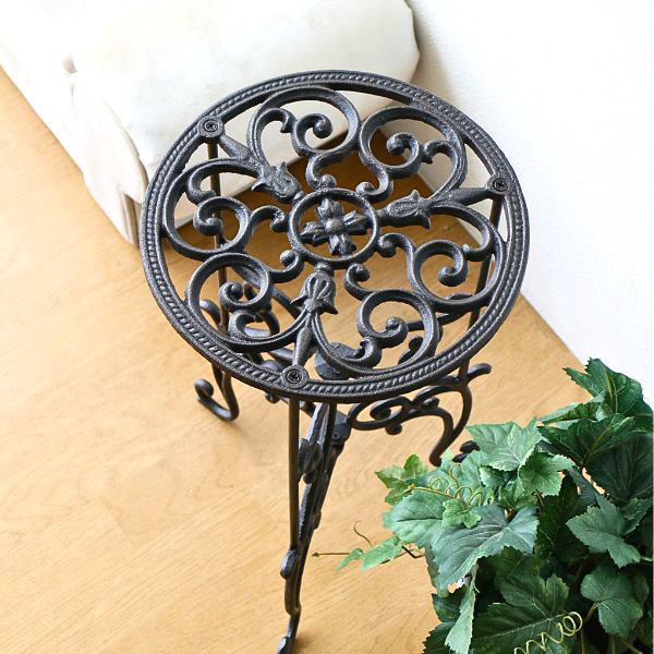 花台 フラワースタンド アイアン おしゃれ エレガント アンティーク
