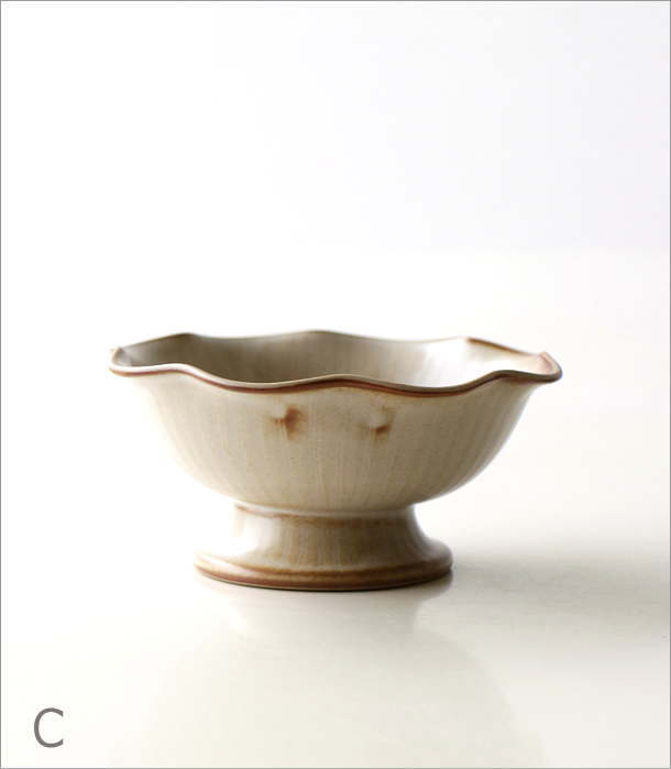 小鉢 高台鉢 おしゃれ 食器 和食器 盛鉢 盛り鉢 瀬戸焼 日本製 陶器 和