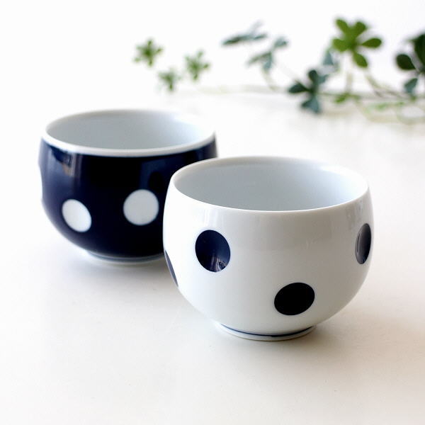 湯のみ 湯呑み 湯飲み カップ コップ 水玉 おしゃれ 小さい デザイン