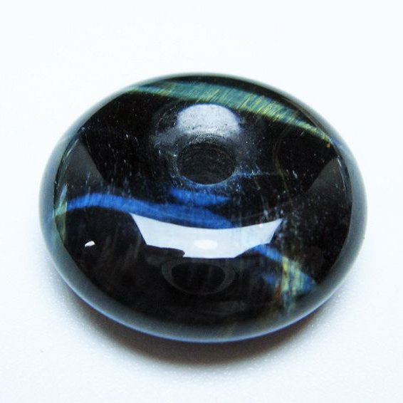 パワーストーン 天然石 ブルータイガーアイ 青虎目石 平安扣[T267-1052]