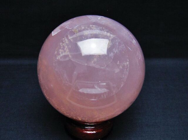 パワーストーン 天然石 デンドリティック ローズクォーツ 丸玉 89mm