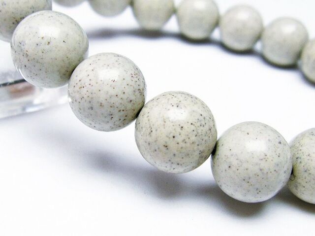 台湾産 北投石 天然ラジウム効果 ブレスレット12mm[T538-1485]