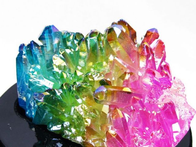 希少❗️超綺麗♡レインボー☆超強いパワー ヒマラヤ水晶 クラスター