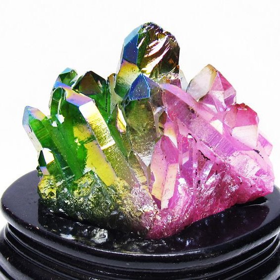 パワーストーン 天然石 オーラ水晶 オーラクリスタル クラスター