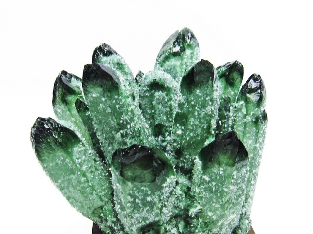 緑水晶 グリーンクォーツ クラスター[T802-3984]