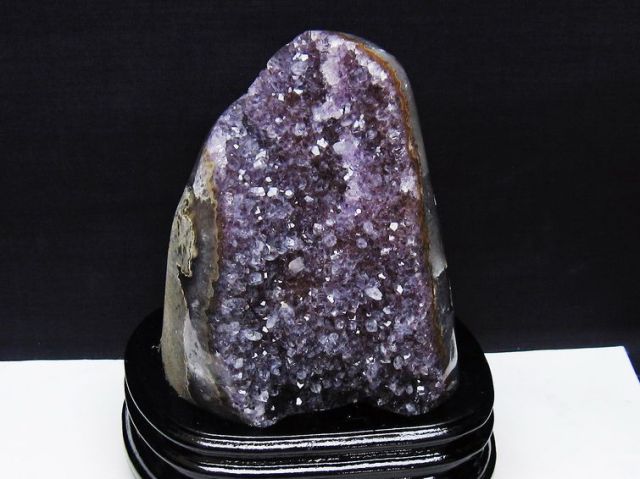 1.2Kgパワーストーン 天然石 ウルグアイ産アメジストクラスター[T95-11665]