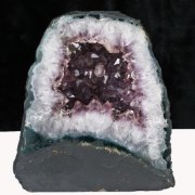 アメジスト ガネーシャ 彫刻品 置物[T42-478]